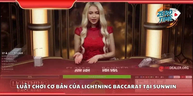 Luật chơi cơ bản của lightning baccarat tại Sunwin