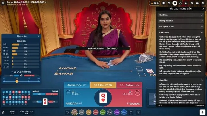 Tính năng của game Andar Bahar