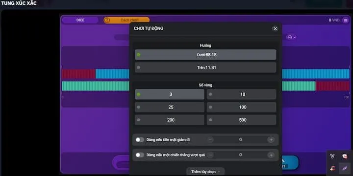 Hướng dẫn cách chơi tung xúc xắc cho người mới