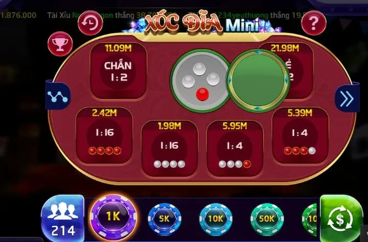 Vài nét về tựa game Xóc Đĩa Mini