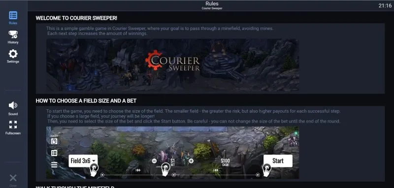 Mẹo chơi Courier Sweeper hiệu quả